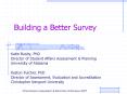 Building a Better Survey PowerPoint PPT Presentation
