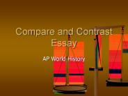 Compare and Contrast Essay