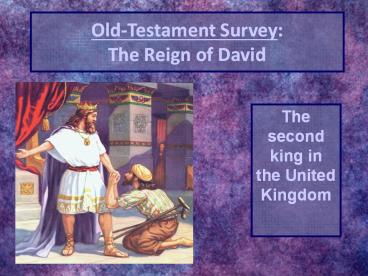 The second king in the United Kingdom