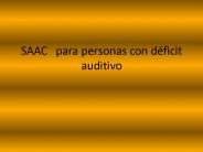 SAAC  para personas con d