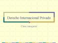 Derecho Internacional Privado PowerPoint PPT Presentation
