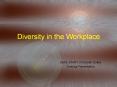 Diversity in the Workplace PowerPoint PPT Presentation