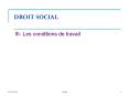 DROIT SOCIAL PowerPoint PPT Presentation