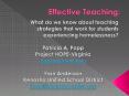 Effective Teaching: PowerPoint PPT Presentation