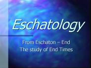 Eschatology
