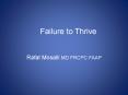 Failure to Thrive PowerPoint PPT Presentation