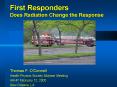 First Responders Does Radiation Change the Response PowerPoint PPT Presentation