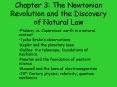 Chapter 3: The Newtonian Revolution and the Discovery of Natural Law PowerPoint PPT Presentation