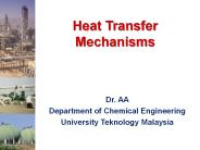 Heat Transfer Mechanisms