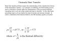 Unsteady Heat Transfer PowerPoint PPT Presentation