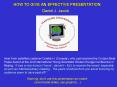 HOW TO GIVE AN EFFECTIVE PRESENTATION PowerPoint PPT Presentation