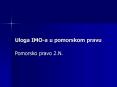 Uloga IMO-a u pomorskom pravu PowerPoint PPT Presentation