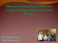 Babcock Chiropractic and Wellness Center: Creating a Pain-Free World for You PowerPoint PPT Presentation