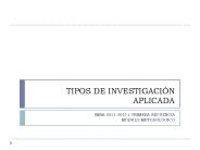 TIPOS DE INVESTIGACI
