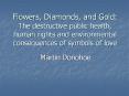 Flowers, Diamonds, and Gold: The destructive public health, human rights and environmental consequences of symbols of love PowerPoint PPT Presentation