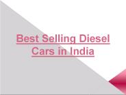 Best Selling Diesel Cars in India