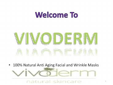 Anti Aging Facial and Wrinkle Mask
