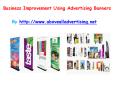 Advertising banners for business promotion PowerPoint PPT Presentation