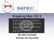 Breaking Mac OS X
