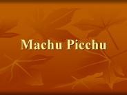 Machu Picchu
