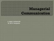 Managerial Communication