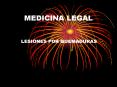 MEDICINA LEGAL PowerPoint PPT Presentation
