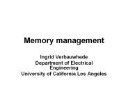 Memory management