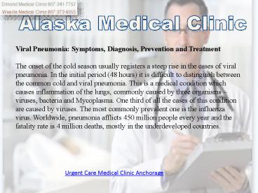 General Practice in Anchorage, Alaska