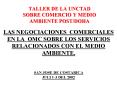 LAS NEGOCIACIONES COMERCIALES EN LA OMC SOBRE LOS SERVICIOS RELACIONADOS CON EL MEDIO AMBIENTE.  SAN JOSE DE COSTARICA JULI 1-3 DEL 2002 PowerPoint PPT Presentation