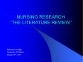 NURSING RESEARCH  PowerPoint PPT Presentation