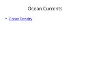 Ocean Currents