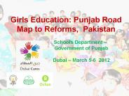 Girls Education: Punjab Road Map to Reforms, Pakistan