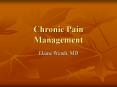 Chronic Pain Management PowerPoint PPT Presentation