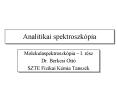 Analitikai spektroszk PowerPoint PPT Presentation