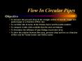 Flow In Circular Pipes PowerPoint PPT Presentation