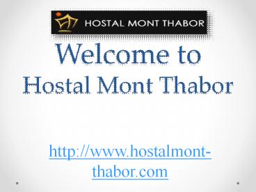 Hostal mont thabor barcelona spain