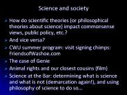 Science and society