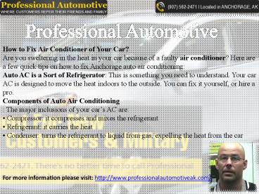 How to Fix Air Conditioner of Your Car