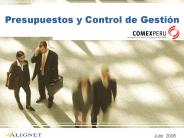 Presupuestos y Control de Gesti