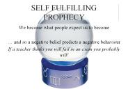SELF FULFILLING PROPHECY