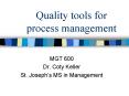 Quality tools for process management