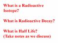 What is a Radioactive Isotope? PowerPoint PPT Presentation