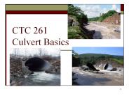 CTC 261 Culvert Basics