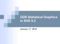 ODS Statistical Graphics in SAS 9.2 PowerPoint PPT Presentation