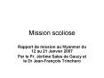 Mission scoliose PowerPoint PPT Presentation