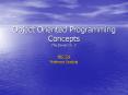 Object Oriented Programming Concepts MacDonald Ch. 3 PowerPoint PPT Presentation