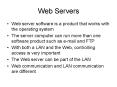 Web Servers PowerPoint PPT Presentation