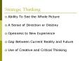 Strategic Thinking PowerPoint PPT Presentation
