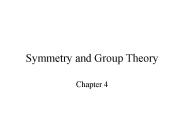 Symmetry and Group Theory