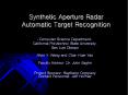 Synthetic Aperture Radar Automatic Target Recognition PowerPoint PPT Presentation